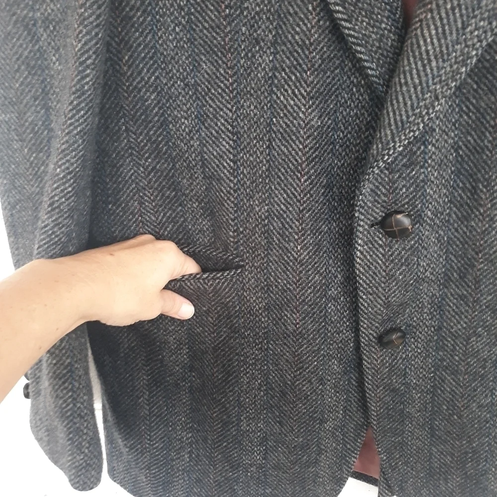 Vintage Austin Manor Wool Tweed Sport Coat